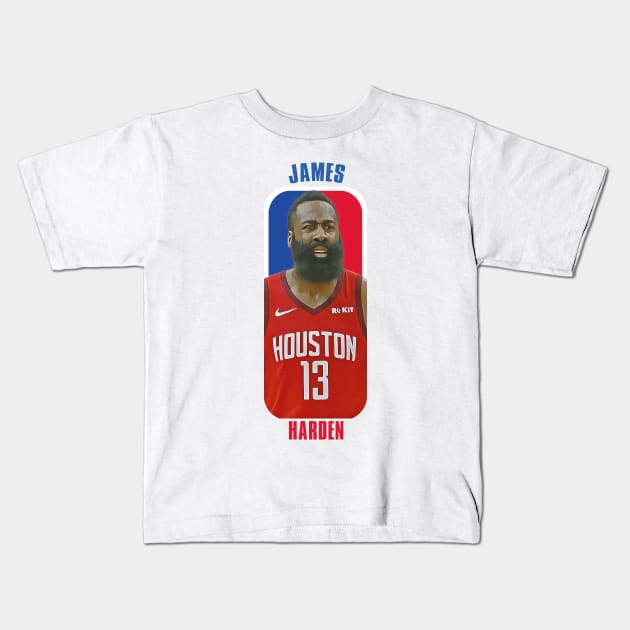 James Harden Kids T-Shirt by lazymost